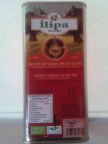 Lata Aceite ILipa Ecológico 500 ml.